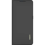 OPPO Oppo, Ohišje v obliki školjke za Oppo Reno 6 Pro Folio Flip Cover z držalom za kartice, ?rna, (21373493)