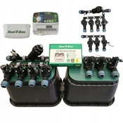 Komplet Rain Bird s 7 postajami: Zbiralnik s filtrom in kompresorjem, TM2, 2 vodnjaka, PE 32