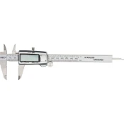 shumee Digitalno pomično merilo 150 mm, nerjaveče jeklo