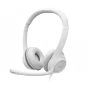 Slušalice Logitech H390 USB bijela