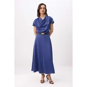 Trendyol Obleka TWOSS26EL00351 kobalt modra