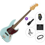 Fender Squier Classic Vibe 60s Jazz Bass IL SET 2 Daphne Blue Elektricna bas gitara