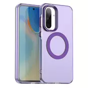 Hibridni ovitek Techsuit CandyCase MagSafe za Samsung Galaxy A36 - purple