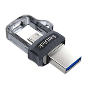 SANDISK USB ključ Ultra Dual OTG, 128 GB