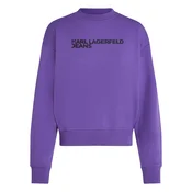 KARL LAGERFELD JEANS Majica lila/črna