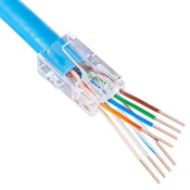 Konektori pass through, UTP, RJ45, cat6 - pakovanje 100kom
