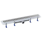 POLYSAN KLAVER visokokakovostni podni žleb z inox rešetko, 81cm, DN50