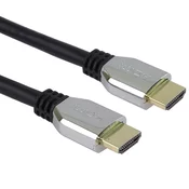 ULTRA HDMI 2.1 High Speed + Ethernet kabel 8K@60Hz, pozlačen 1m