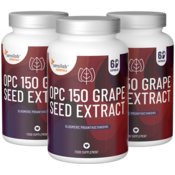 Essentials OPC 150 ekstrakt sjemenki grožda + vitamin C visoka doza - vegansko 180 kapsula