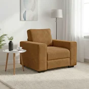 Sofa fotelja smeda 100x77x82 cm baršun