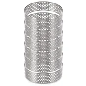 shumee 6x Modelčki za tartlete z perforiranimi robovi Majhen modelček za torte za kolačke 7 cm