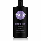 Syoss Blonde & Silver Purple Shampoo šampon za plavu kosu za sijedu kosu 440 ml za žene