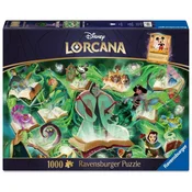 2D sestavljanka: Disney Lorcana - Smaragdna (1000 kosov) Ravensburger