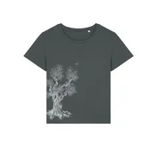 Life-Tree Majica Olive Tree antracit