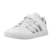 Adidas Patike za devojcice Grand Court 2.0 EL C, IH5532, Belo-srebrne