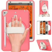 Ohišje za iPad Mini 4/5 7,9 s stojalom in naramnico roza