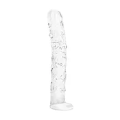 Steklen dildo Gildo - No. 34 Textured, 19 cm