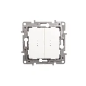 shumee Niloe večfunkcijsko stikalo 10AX z belo osvetlitvijo ozadja + 2 LED diodi IP20 664714