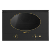 SMEG pečica MP822NAO, antrazit