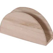 Pentart leseno stojalo za serviete obokano, 14 x 4 x 8 cm