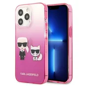 Karl Lagerfeld KLHCP13LTGKCP iPhone 13 Pro 6,1 hardcase pink Gradient Ikonik Karl  Choupette (KLHCP13LTGKCP)