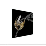 shumee STEKLENA ZAŠČITNA PLOŠČA ZA ŠTEDILNIK ZA VINO 50x52