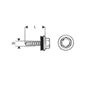 Kmečki vijaki GTF2 Z14 4,8x35mm RAL 8003
