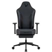 Formula Gamer stolica - Ryvo Plus Pawtex Black (crna; podesiva visina; fiksni 3D nasloni za ruke, max. 125 kg, Pawtex tkanina) RYVO PLUS PAWTEX BLACK
