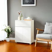 Songmics Kopalniški omarica 60x30x80 cm Bela