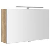 SAPHO Eleganten LED Zrcalna Omarica CLOE 80x50x18cm, Dub Alabama