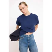 Trendyol Milla Ženska majica TWOSS23TS00040, Tamnoplava