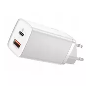 Baseus GaN2 Lite Quick Travel Charger USB+C 65W EU (white)