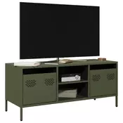 TV ormaric maslinastozeleni 101,5 x 39 x 43,5 cm celicni