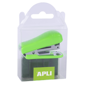 Zelena mini klamerica APLI - S 2000 komada, Zelene spajalice