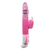 BAILE Vibrator sa dodatkom za klitoris, 12 funkcija, Roze