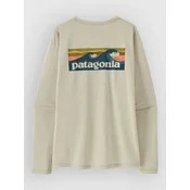 Patagonia Cap Cool Daily - Boardshort Logo Longsleeve dyno white