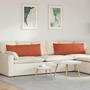 Jastucici za sofu 2 pcs Crvena narancasta 120 x 40 cm