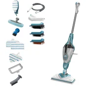 Black+Decker Black+Decker BHSM1610DSM: 2-v-1 parni mop in parni čistilnik, 1600 W, s SteaMitt