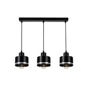 Luster na sajli BODO SILVER 3xE27/60W/230V
