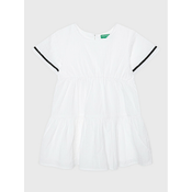 United Colors Of Benetton Poletna obleka 4O9TGV00P Bela Regular Fit