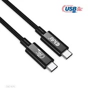 Club 3D kabel - CAC-1575 (USB4 USB-C Gen 2x2, dvosmjerni USB-IF, 4K60Hz, 20Gbps, PD 240W(48V/5A) EPR M/M, 2m)