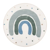 Zelena/slonokoščena otroška preproga o100 cm Joyful Mint – FD