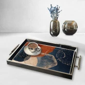 Aberto Design Poslužavnik TPG9871 50 x 29 x 3.5 cm, Šareni