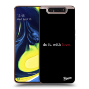 Silikonska prozirna maskica za Samsung Galaxy A80 A805F - Do it. With love.