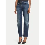 Elisabetta Franchi Jeans hlače PJ-25N-66E2-V340 Mornarsko modra Straight Leg