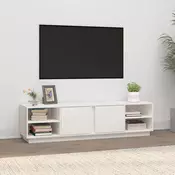 Vidaxl vidaXL TV stojalo belo 156x40x40 cm masivni borov les