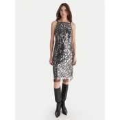 DKNY Cocktail obleka DD54AN04 Srebrna Slim Fit
