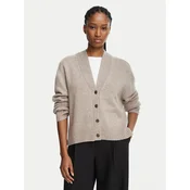 Tommy Hilfiger Pletena jopica WW0WW52309 Svetlo rjava Regular Fit