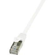 LogiLink RJ45 omrežni kabel CAT 6F S /FTP [1x RJ45 konektor - 1x RJ45 konektor] 7,50 m bela LogiLi