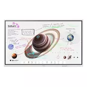 SAMSUNG WM75B Flip 4 Pro 75inch Touch Infrared UHD 3840x2160 16:9 300nit without glass 220nit with glass 16/7 3years
